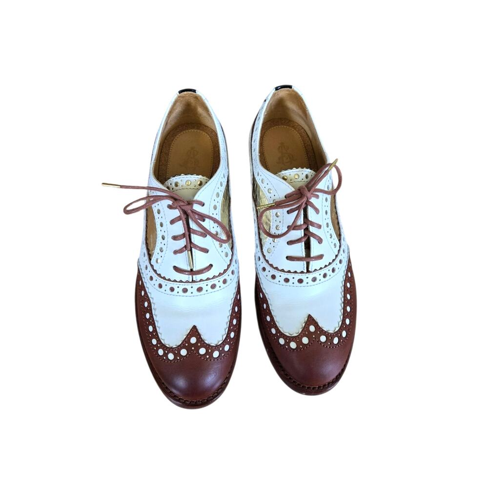 The Office of Angela Scott Mr. Doubt Oxford Brogue Loafers 38.5 US 8.5 - Picture 2 of 11
